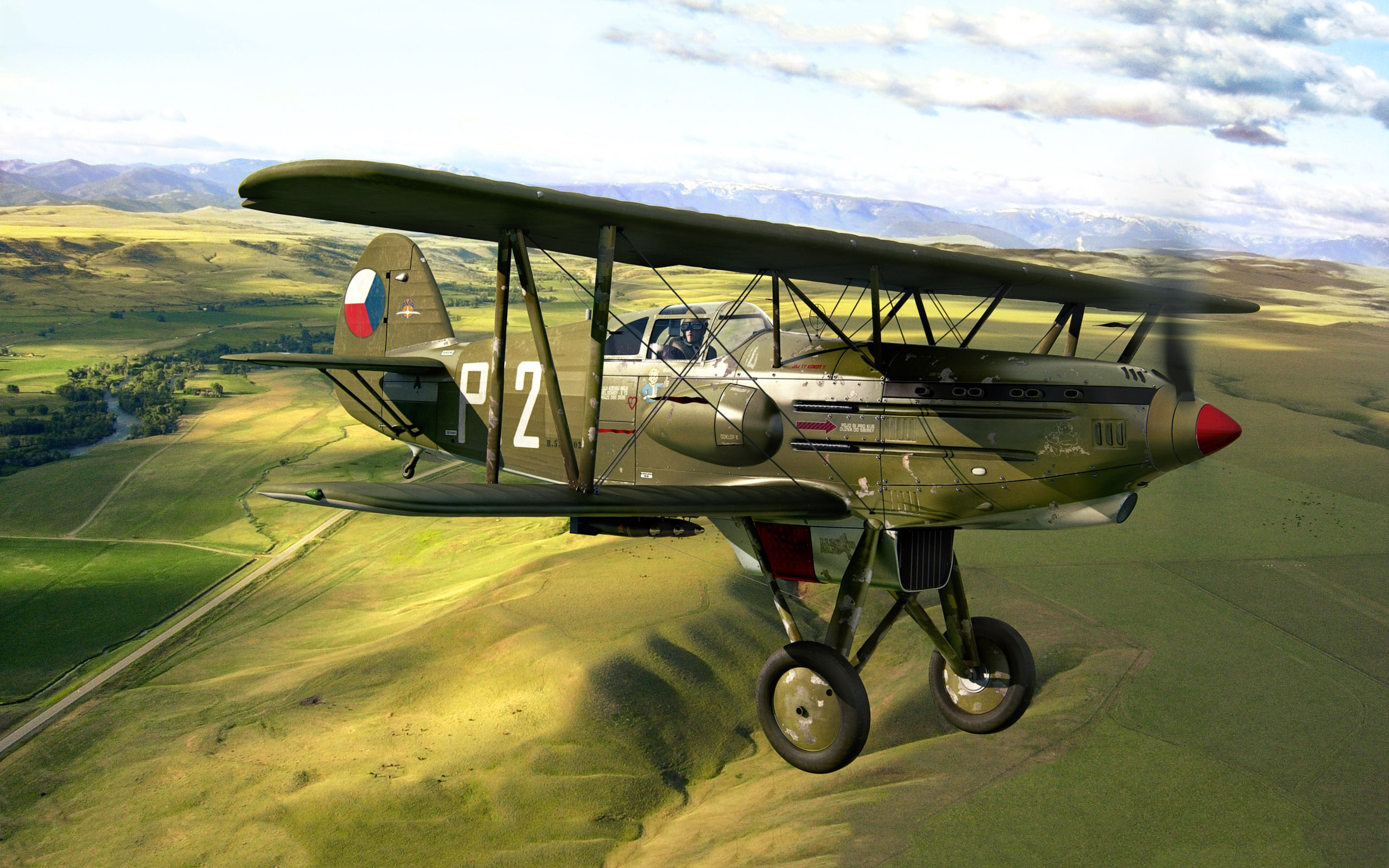 Avia b 534 biplane