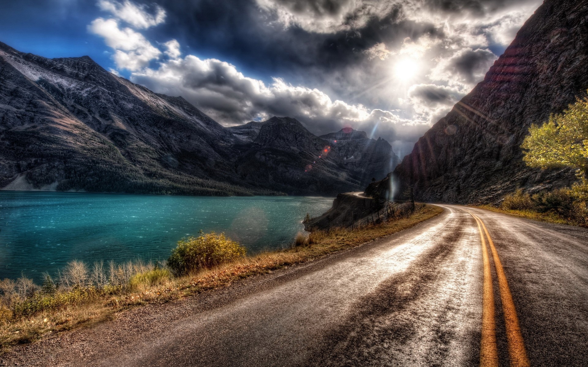 Mountain Road Wallpaper HD