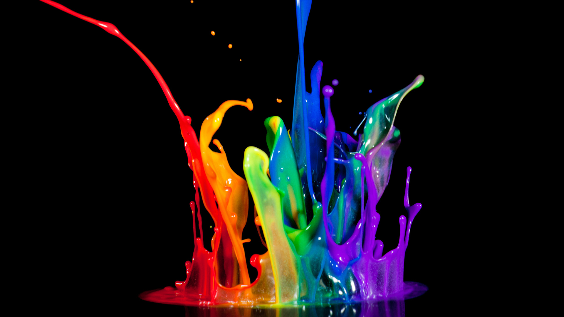 Paint Splatter Background