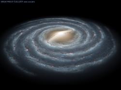 An outside view of our Milky Way Galaxy (artists concept)