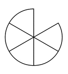 Five sixths of a circle.