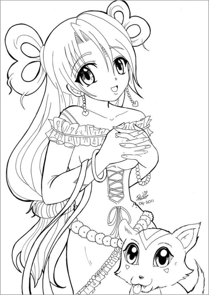 Anime Coloring Pages  Best Coloring Pages For Kids