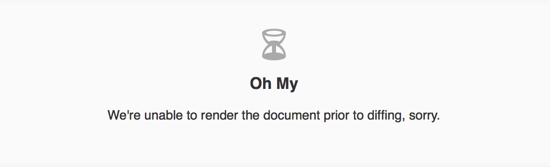 Desculpe, não conseguimos renderizar o documento antes do diffing.