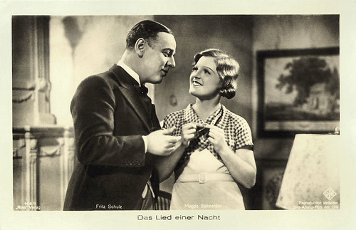 Fritz Schulz and Magda Schneider in Das Lied einer Nacht (1932)