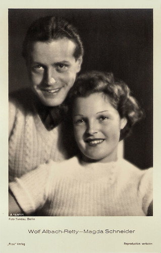 Wolf Albach-Retty and Magda Schneider