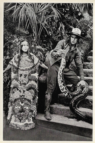 Lil Dagover and Carl de Vogt in Die Spinnen (1919)
