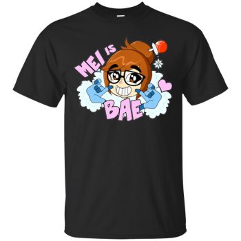 mei is bae shirt - black