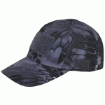 Baseball sapka tépőzáras rögzítési pontokkal, snake-black, 10263N