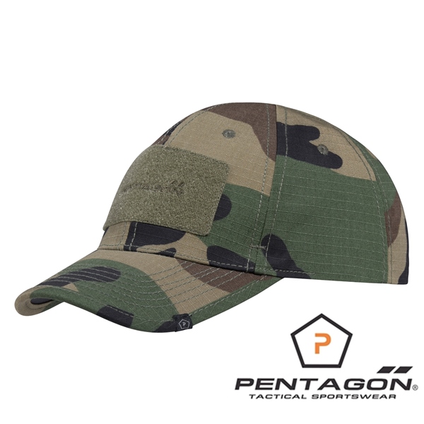 Pentagon Taktikai Baseball sapka, woodland, K13025