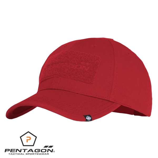 Pentagon Taktikai Baseball sapka, piros, K13025