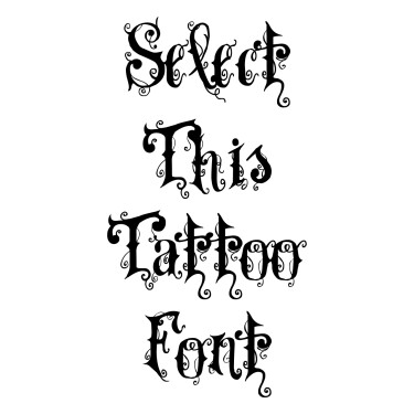 Vtks Dear Love Tattoo Font