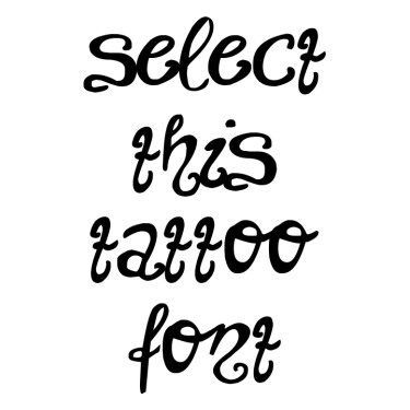 Unchanged Tattoo Font