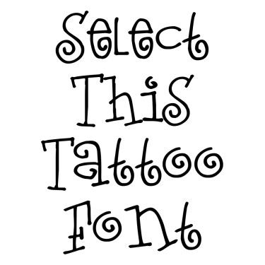 Loveletters Tattoo Font