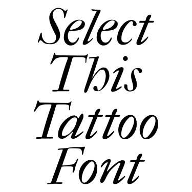 FeFCit2 Tattoo Font