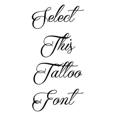 Qaskin Black Tattoo Font