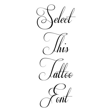 Respective Tattoo Font