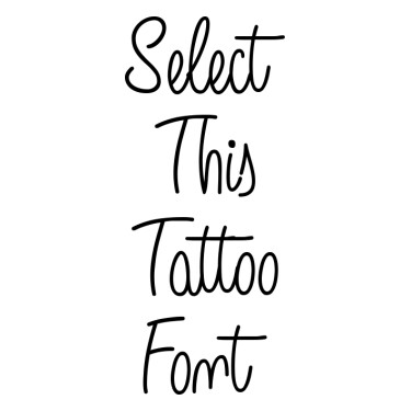 Angelique Rose Tattoo Font