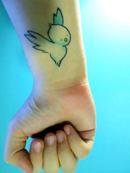 Cute Bird Tattoo Idea