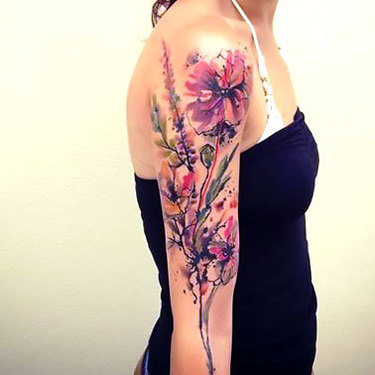 Female Sleeve Tattoo