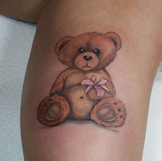 This realistic teddy bear tattoo tattoos tattooartist ink tattooed  inked tattooart tattoolife tattooing tattooink tattooist  Instagram