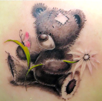 12 Small Teddy Bear Tattoo Ideas  PetPress  Teddy bear tattoos Bear  tattoo designs Bear tattoo