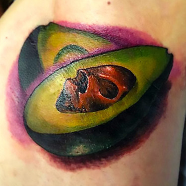 Armpit Avocado Tattoo