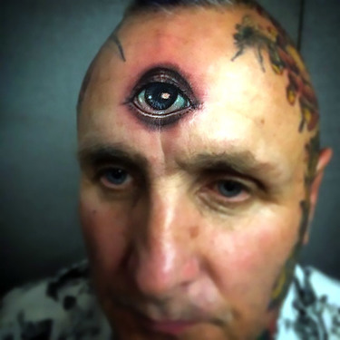 Third Eye forehead Tattoo