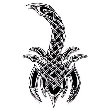 Celtic Scorpion Tattoo