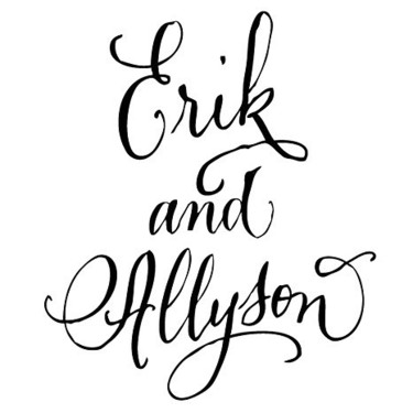 Erik and Allyson Names Tattoo