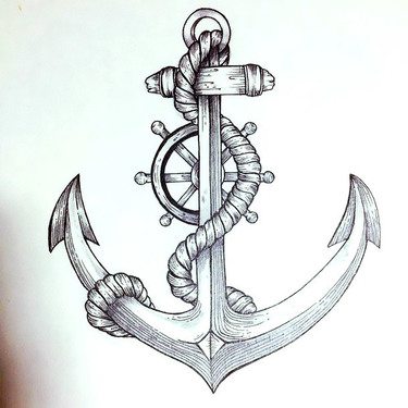 Nautical Anchor Tattoo