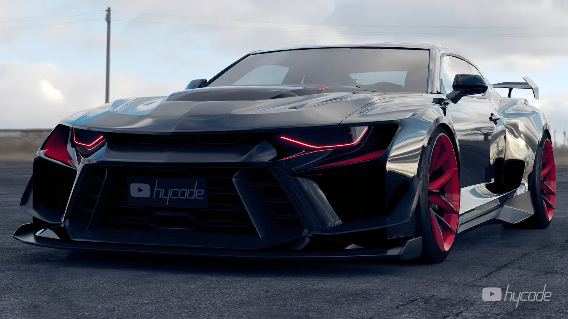 Chevrolet Camaro Custom Wide Body Kit by Hycade