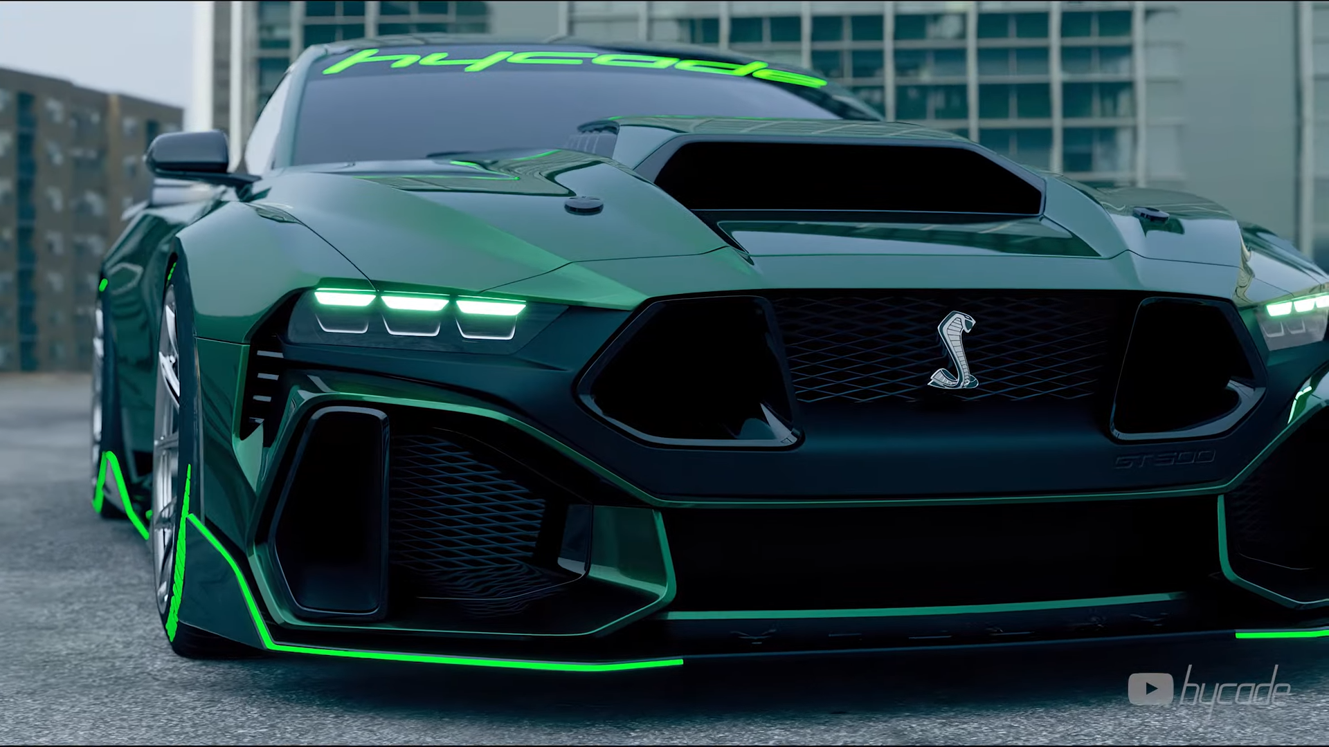 Ford Mustang GT 2024 Custom Design Wide Body Kit by Hycade