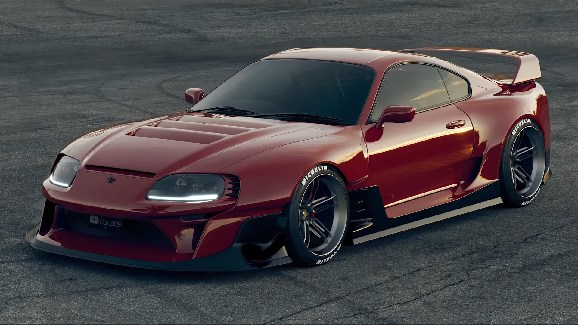 Toyota Supra MK4 Stage 1 Custom Wide Body Kit by Hycade Ver.1 Buy with ...