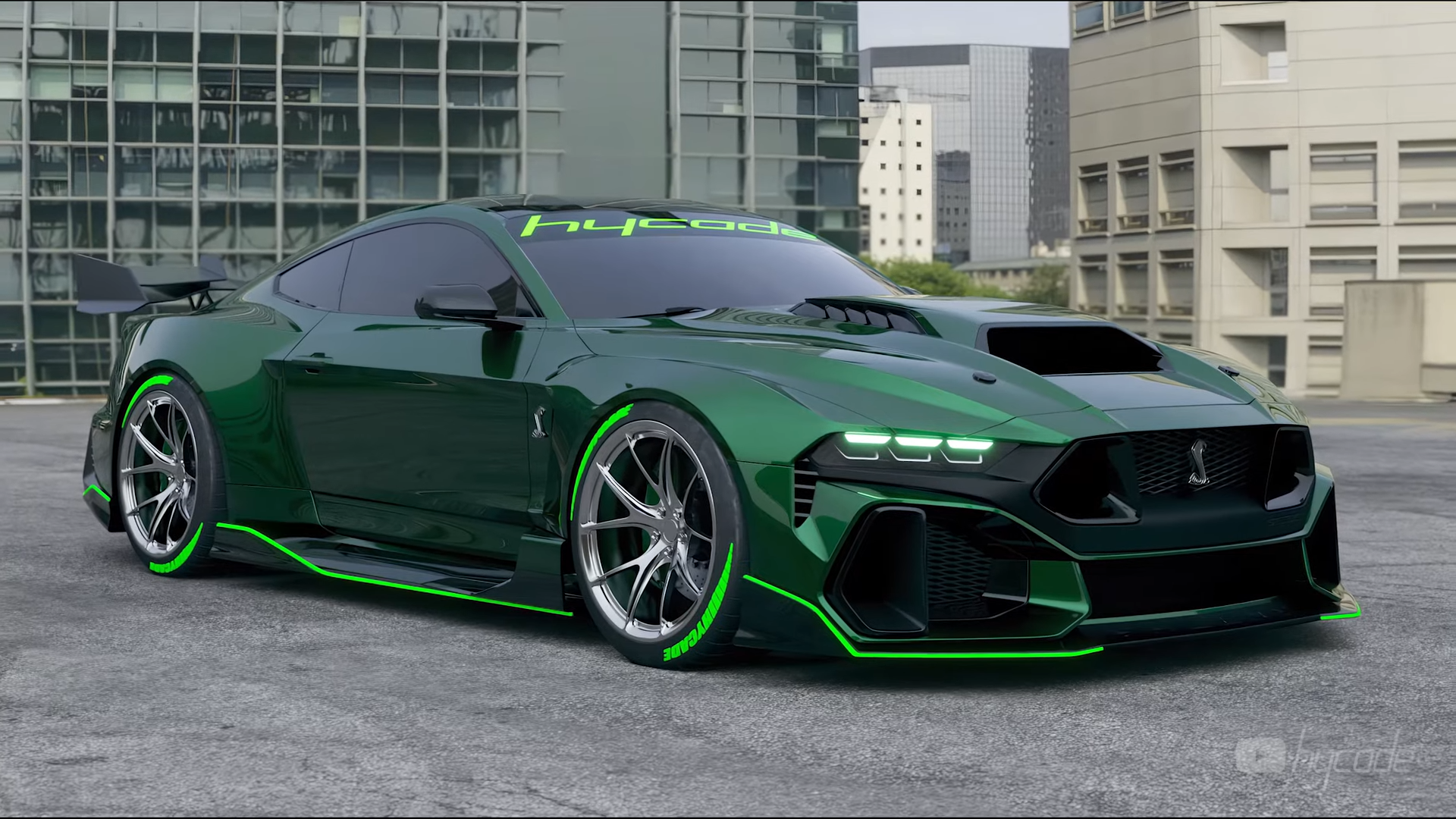 Ford Mustang GT 2024 Custom Design Wide Body Kit by Hycade