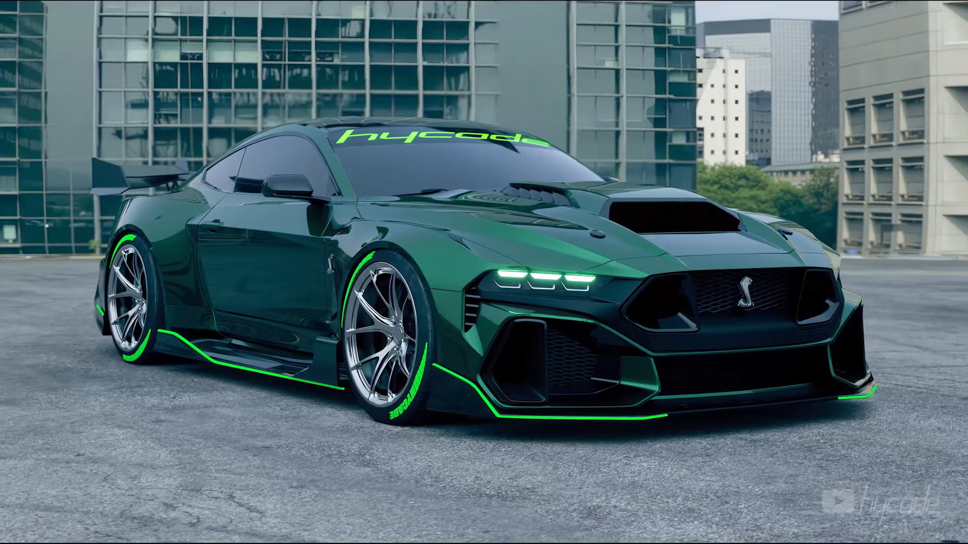 Ford Mustang GT 2024 Custom Design Wide Body Kit by Hycade