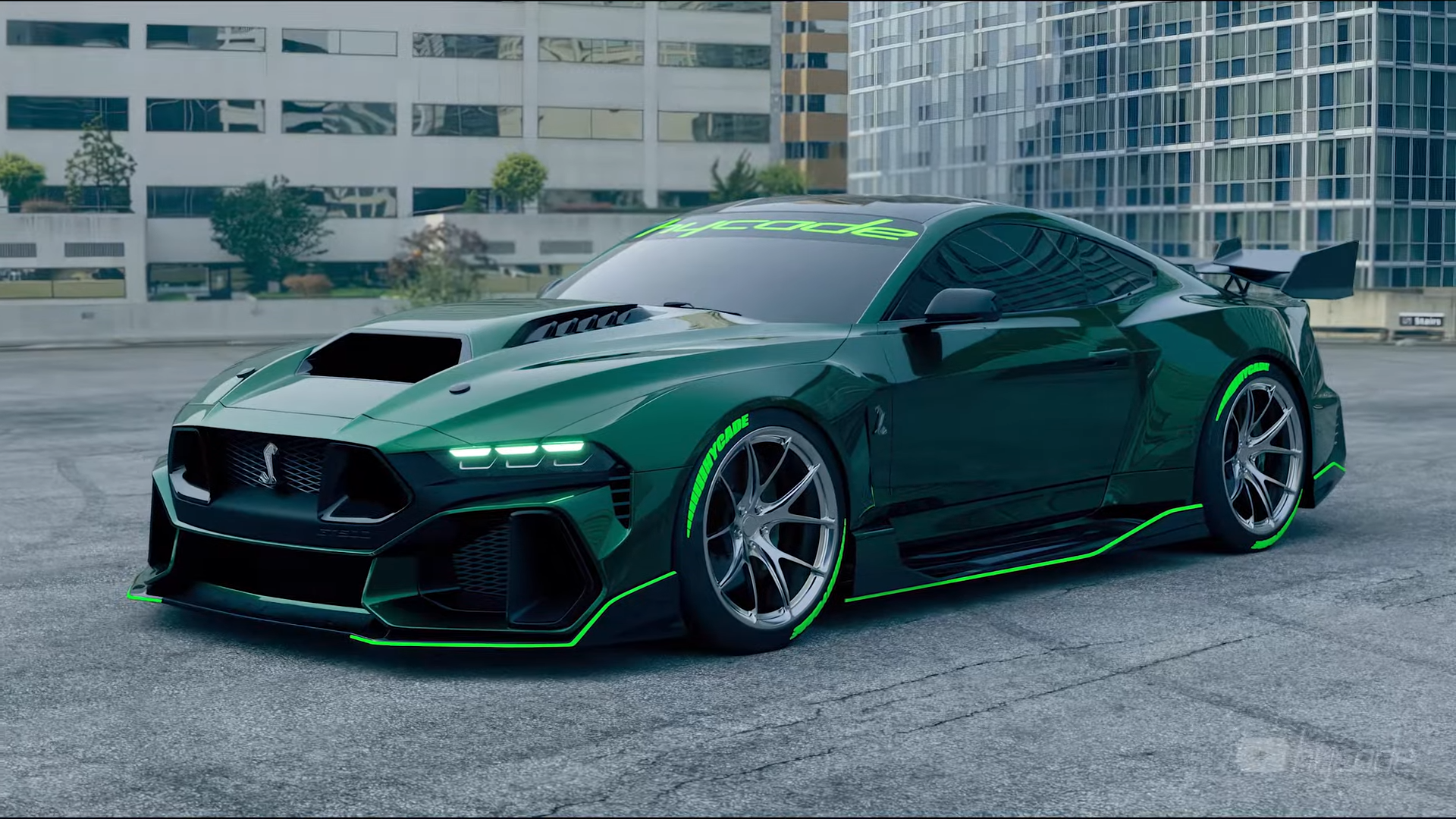 Ford Mustang GT 2024 Custom Design Wide Body Kit by Hycade