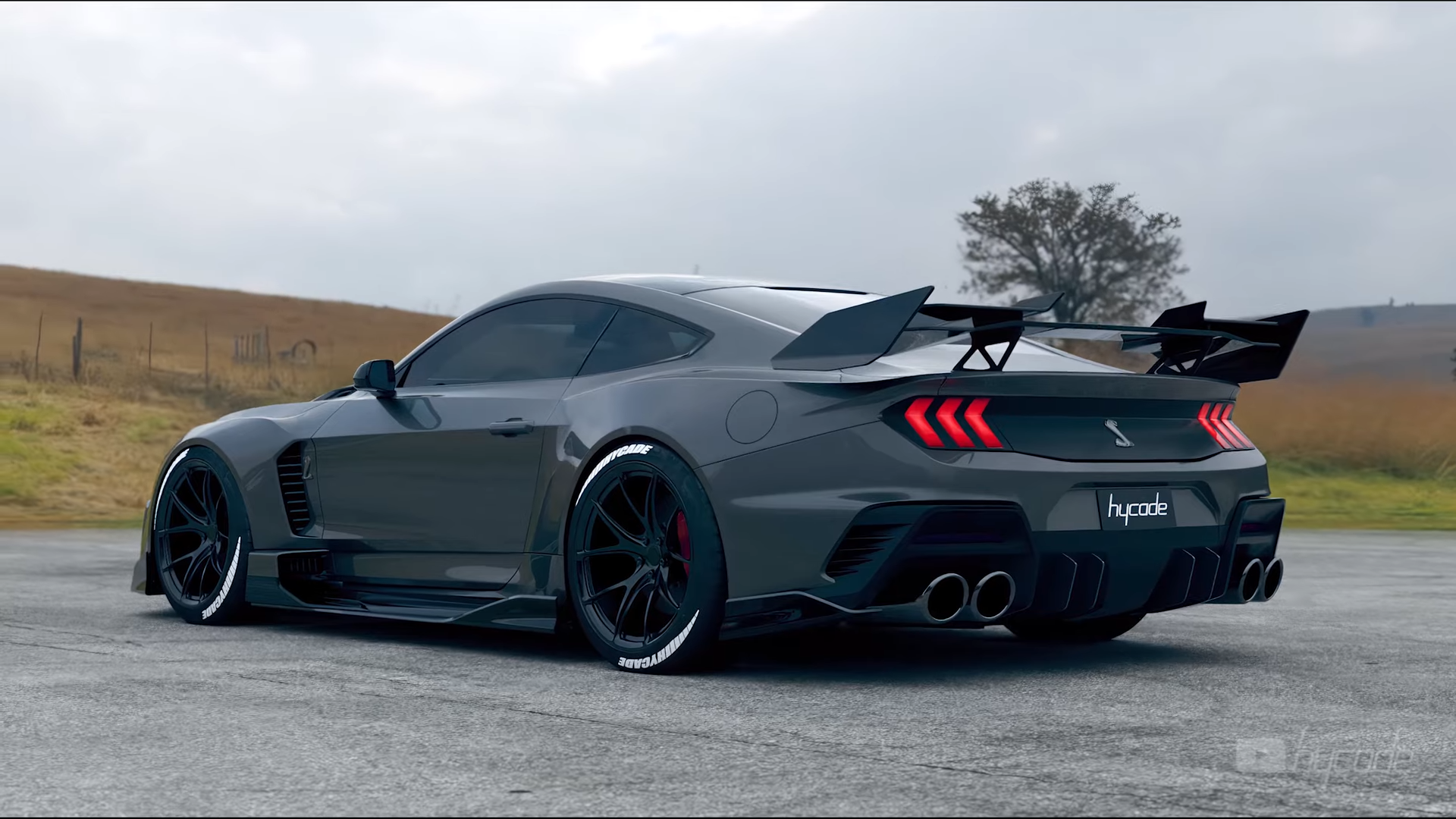 Ford Mustang GT 2024 Custom Design Wide Body Kit by Hycade