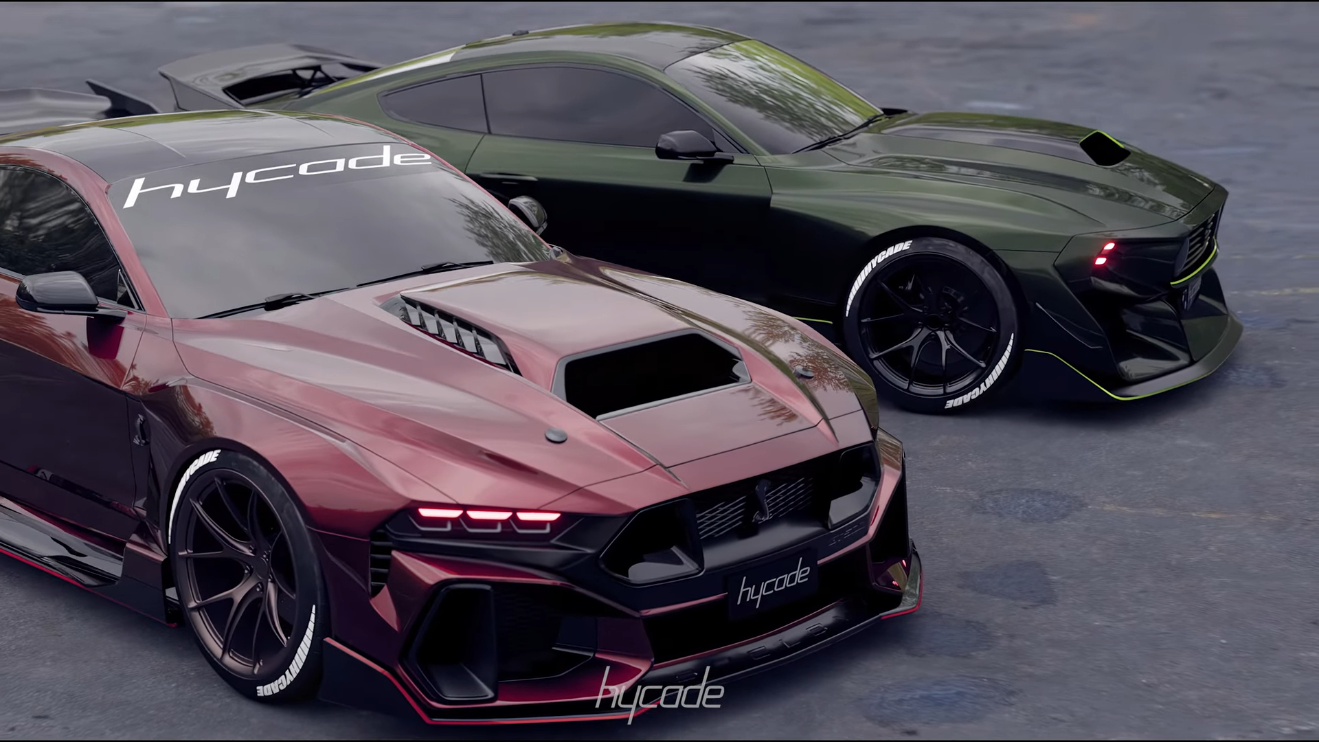 Ford Mustang 2024 Custom Body Kit by Hycade