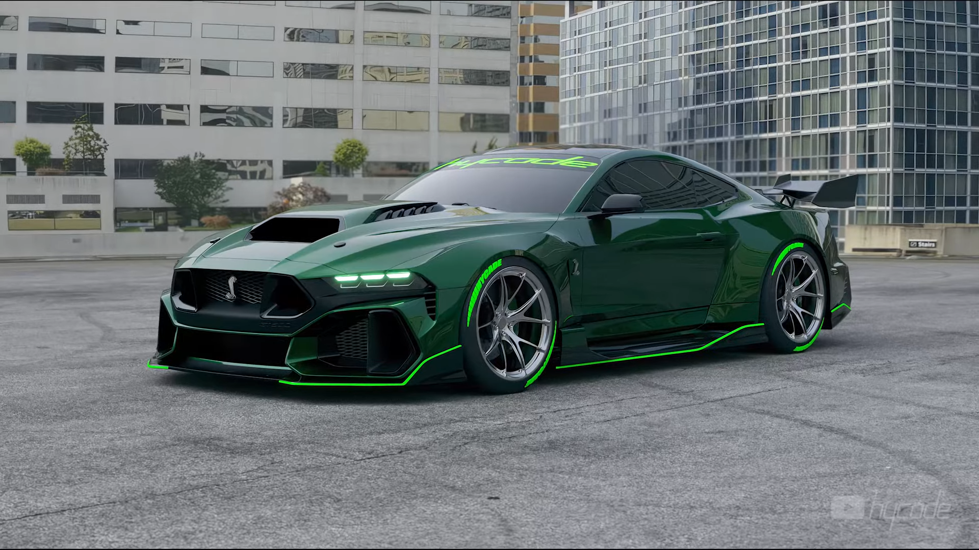 Ford Mustang GT 2024 Custom Design Wide Body Kit by Hycade