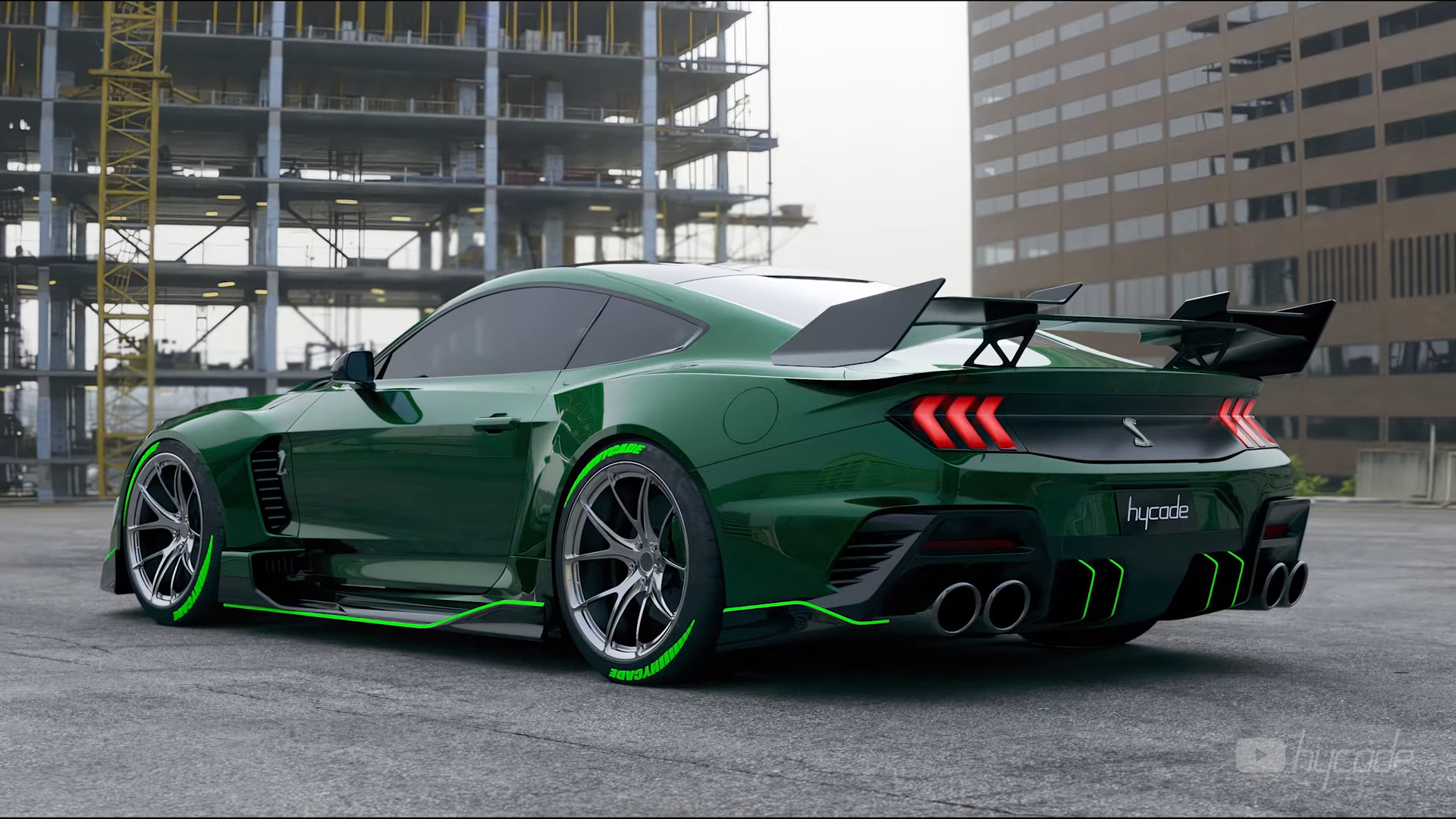 Ford Mustang GT 2024 Custom Design Wide Body Kit by Hycade