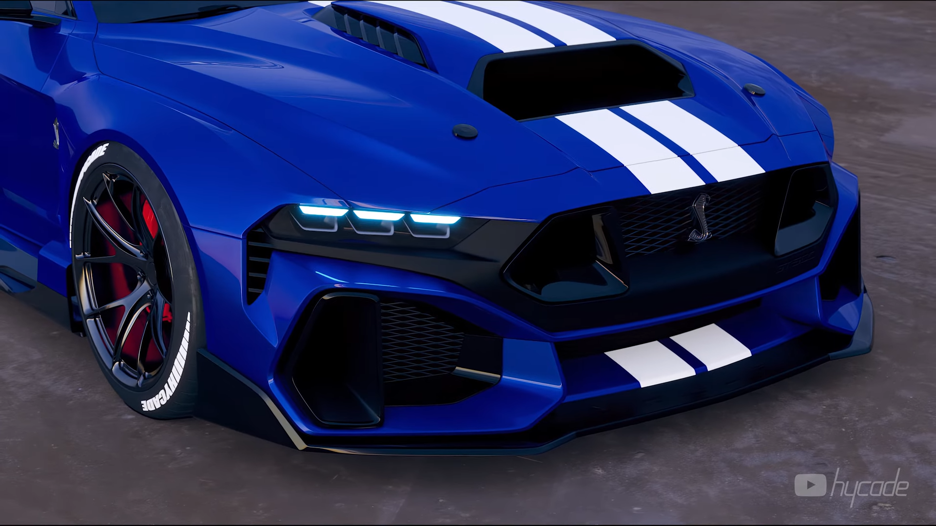 Ford Mustang GT 2024 Custom Design Wide Body Kit by Hycade