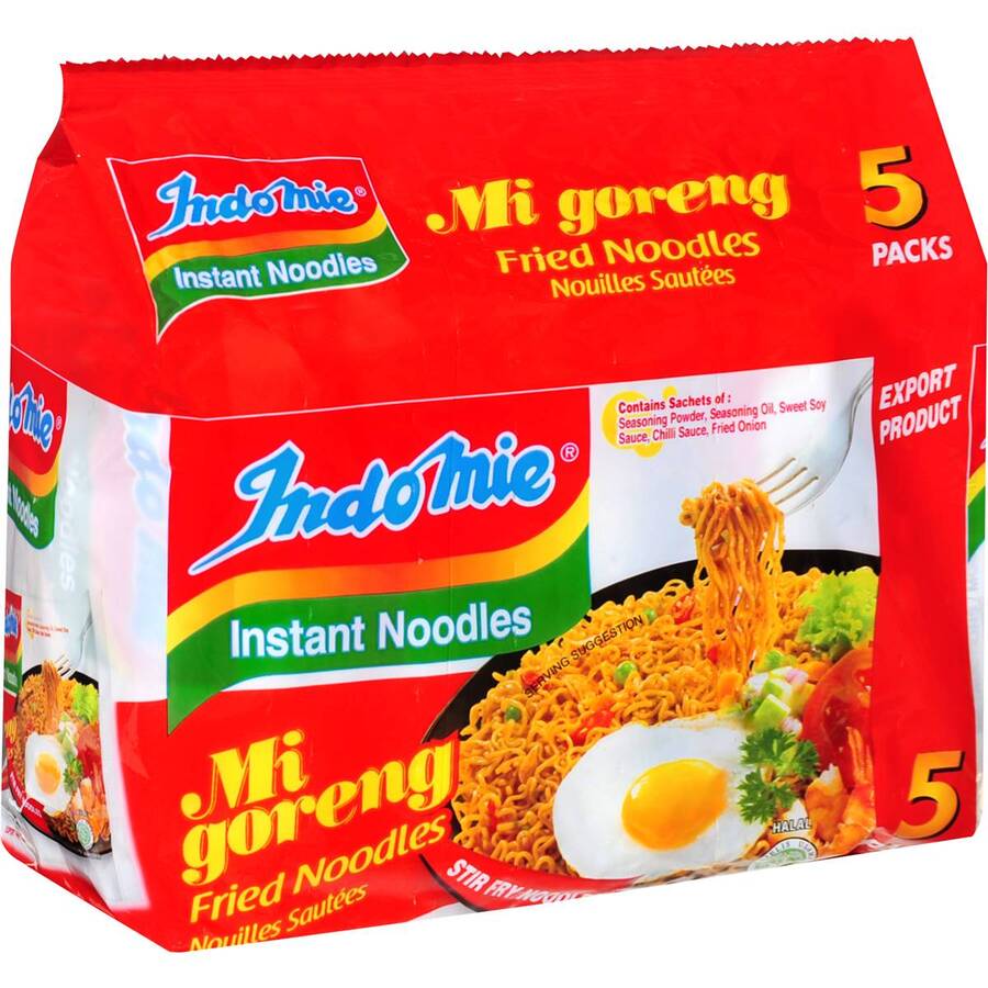 Indomie Mi Goreng Instant Noodles 5 Pack $2.30 @ Woolworths - OzBargain