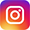 Instagram logo, orange and red square with white camera image