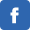 Facebook logo, blue square with a white lowercase 'f'