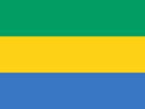 Gabon PNG flag
