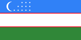Uzbekistan PNG flag