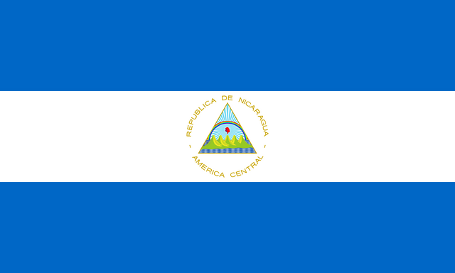 Nicaragua PNG flag