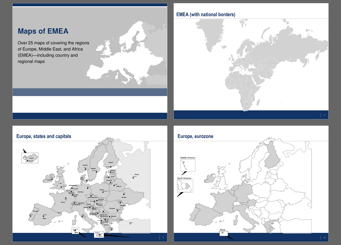 EMEA Map PPT