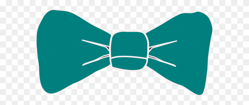 600x294 Teal Bow Tie Clip Art - Bow Tie Clipart