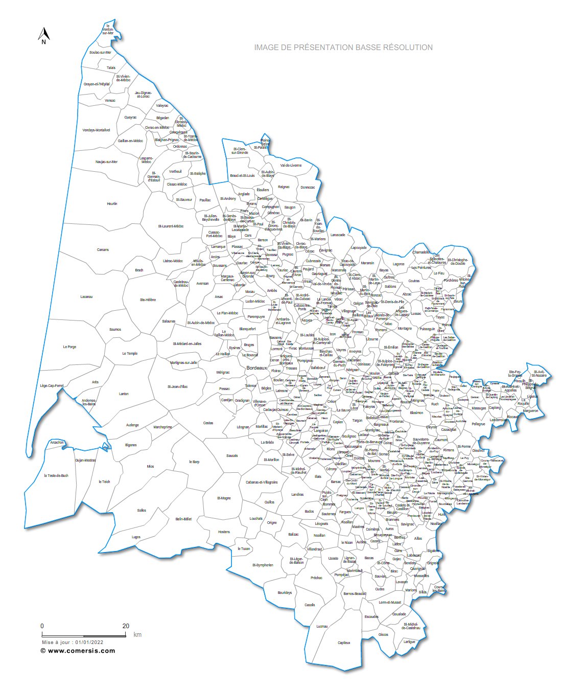 carte de gironde